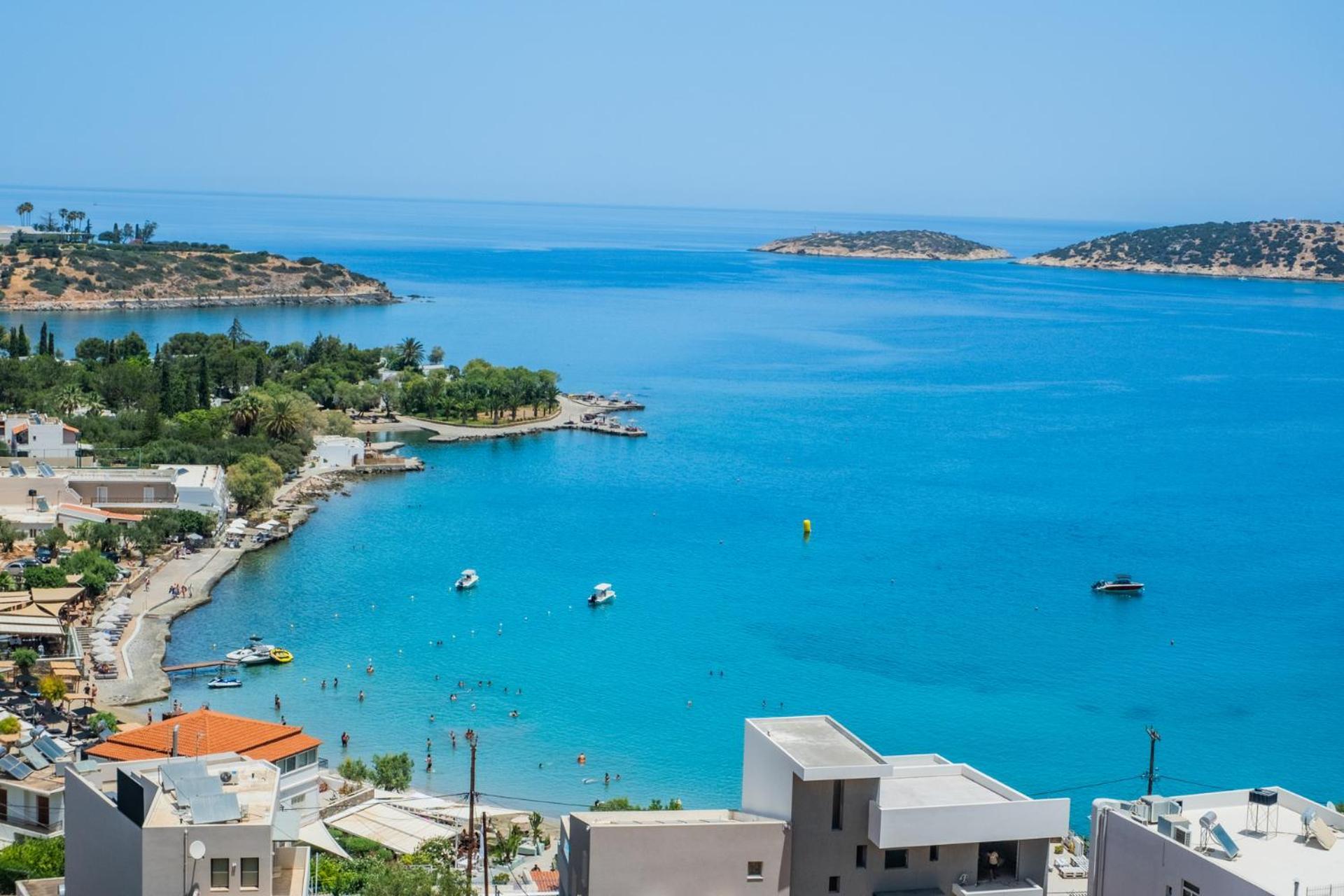 Апартаменты Thea Panoramic Sea View Агиос-Николаос Экстерьер фото
