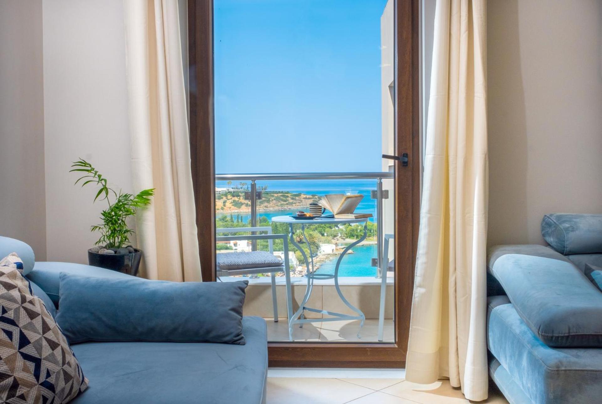 Апартаменты Thea Panoramic Sea View Агиос-Николаос Экстерьер фото