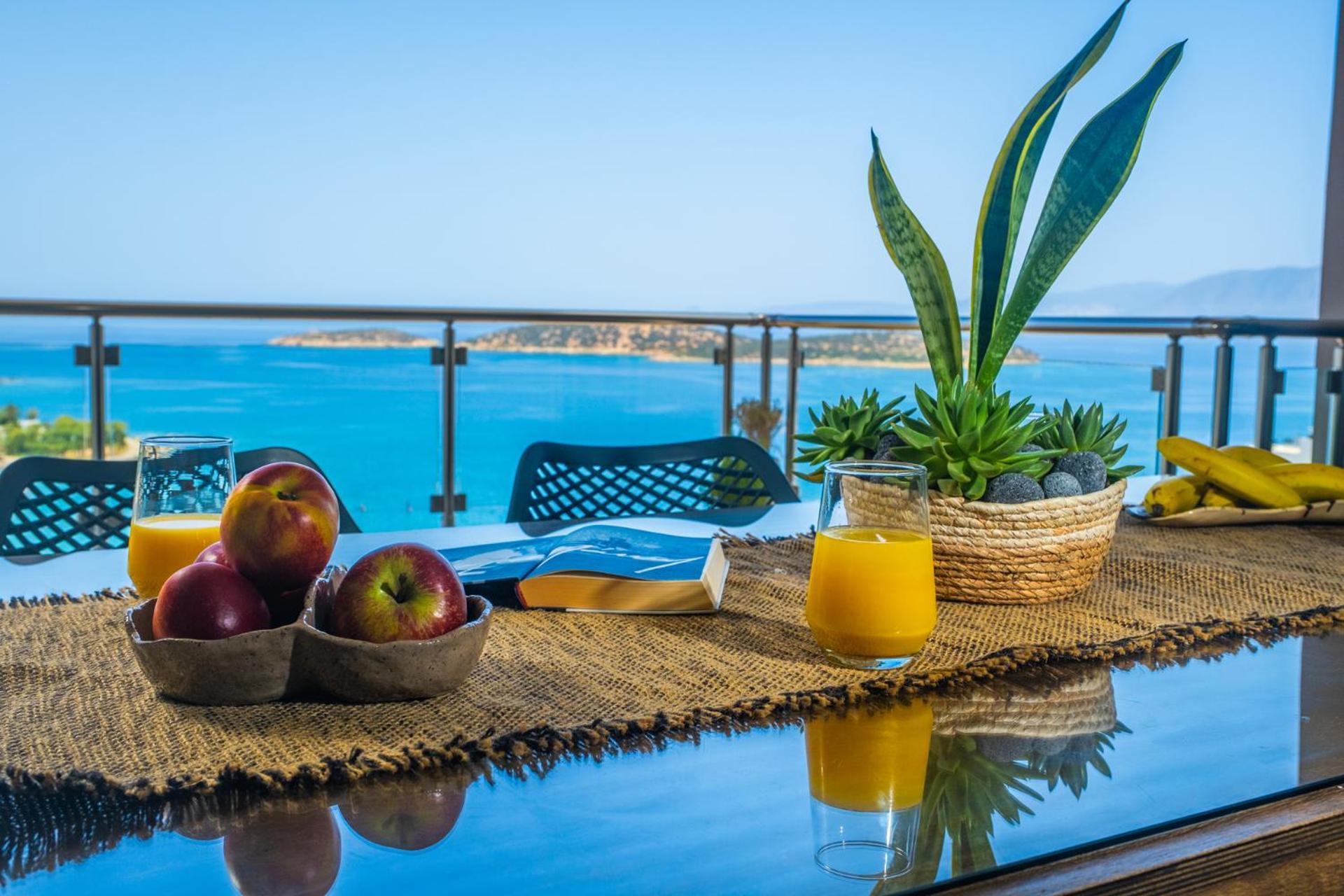 Апартаменты Thea Panoramic Sea View Агиос-Николаос Экстерьер фото